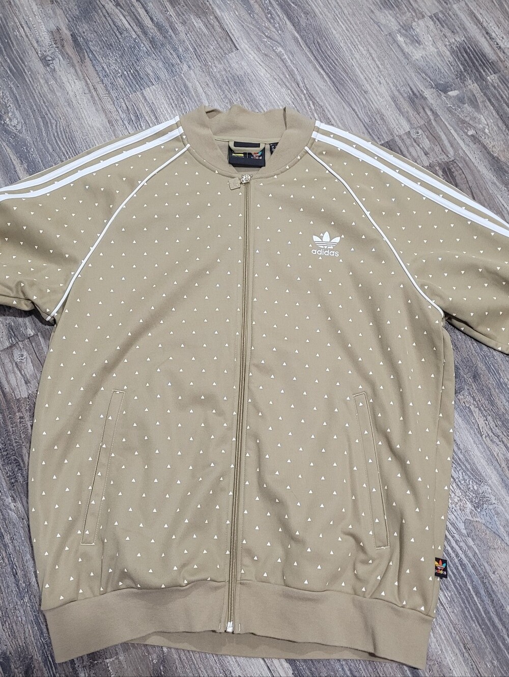 Adidas Originals Pharrell Williams Hu Hiking SST Track Jacket Beige XL